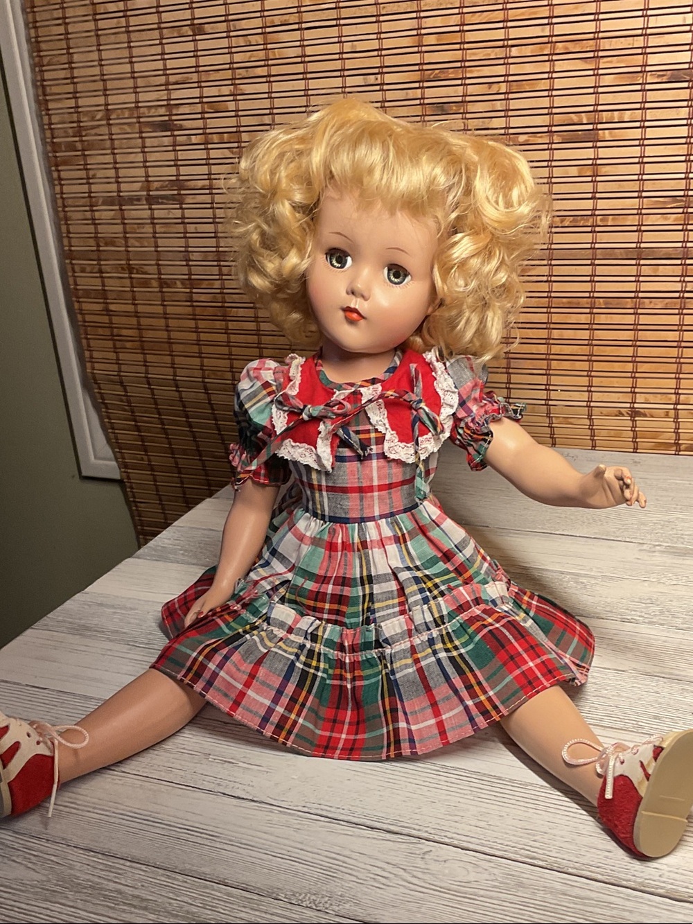 VTG 1950's "ARRANBEE" "NANETTE" DOLL 18” HARD PLAS EXC.COND
